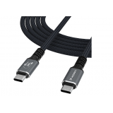 Laidas USB C - USB C su Thunderbolt 4 (240W, 40Gbps) 8K 60Hz 1.5m pintas juodas Wozinsky WPS-UY415S 